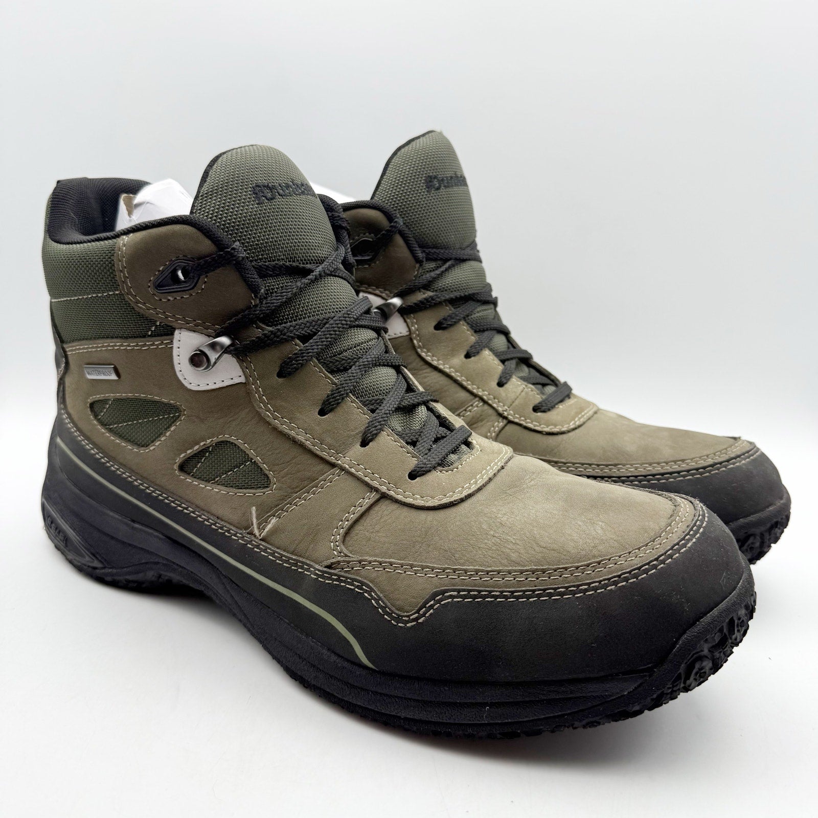 Dunham Mens Cloud Plus Mid II Boots US 13 D EU 47.5 Brown Nubuck Waterproof NIB