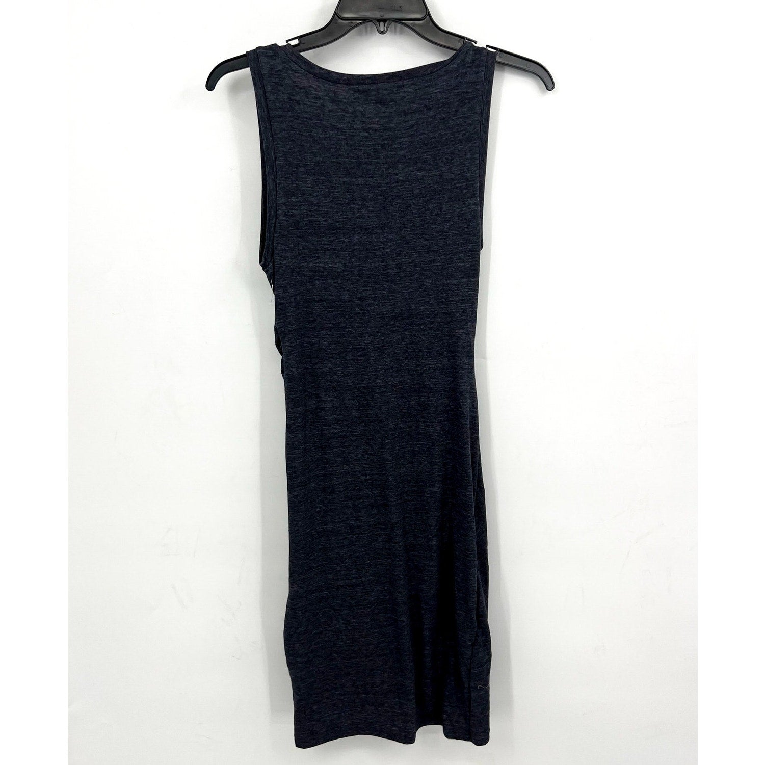 TREASURE & BOND Ruched Sleeveless Jersey Tank Dress XS Gray Blue NWOT