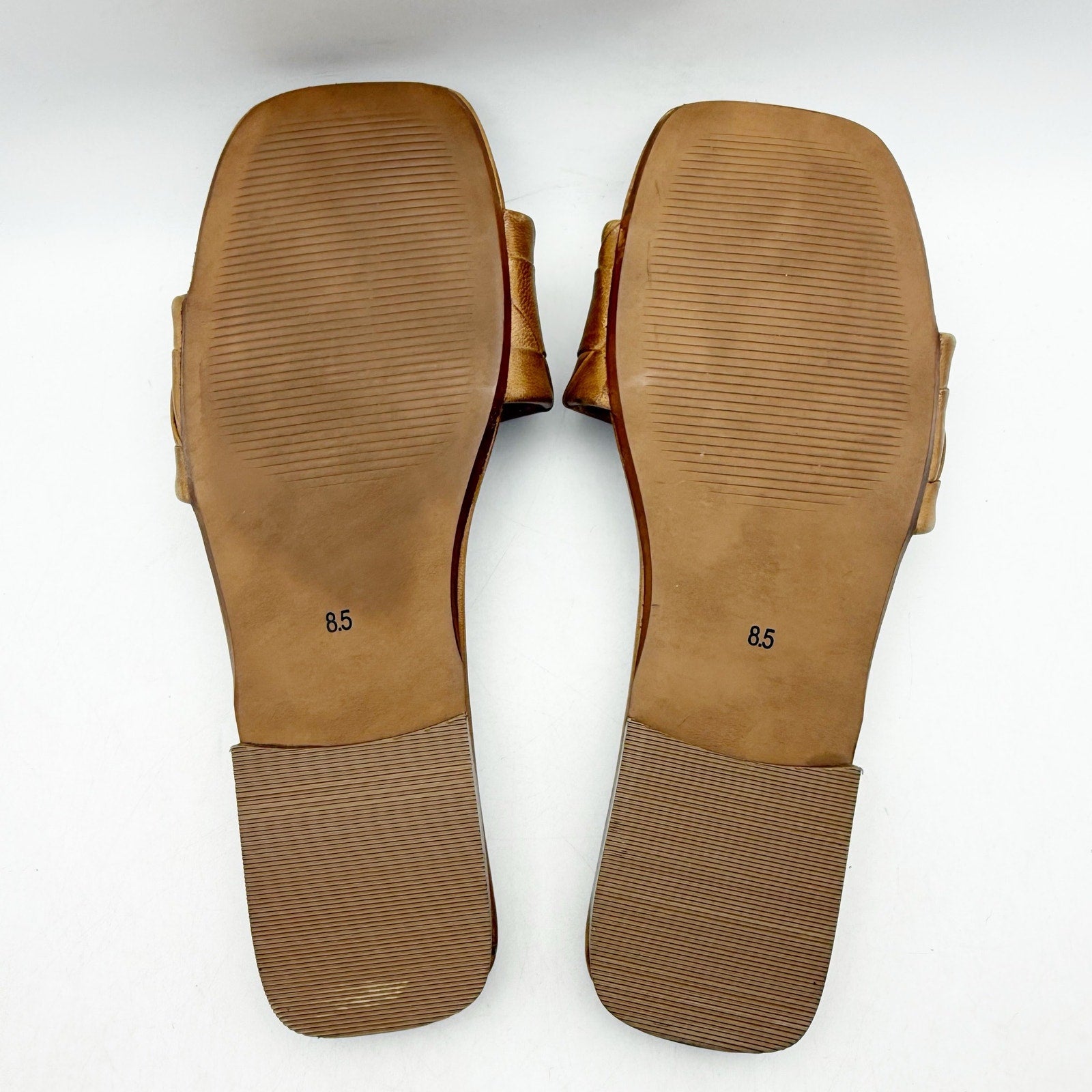 Seychelles Womens Portland Slide Sandals US 8.5 M Light Brown Leather NWOB