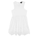 BARDOT JUNIOR Girl's Perry Lace Mini Dress Size 14 White Crochet Sleeveless NWT