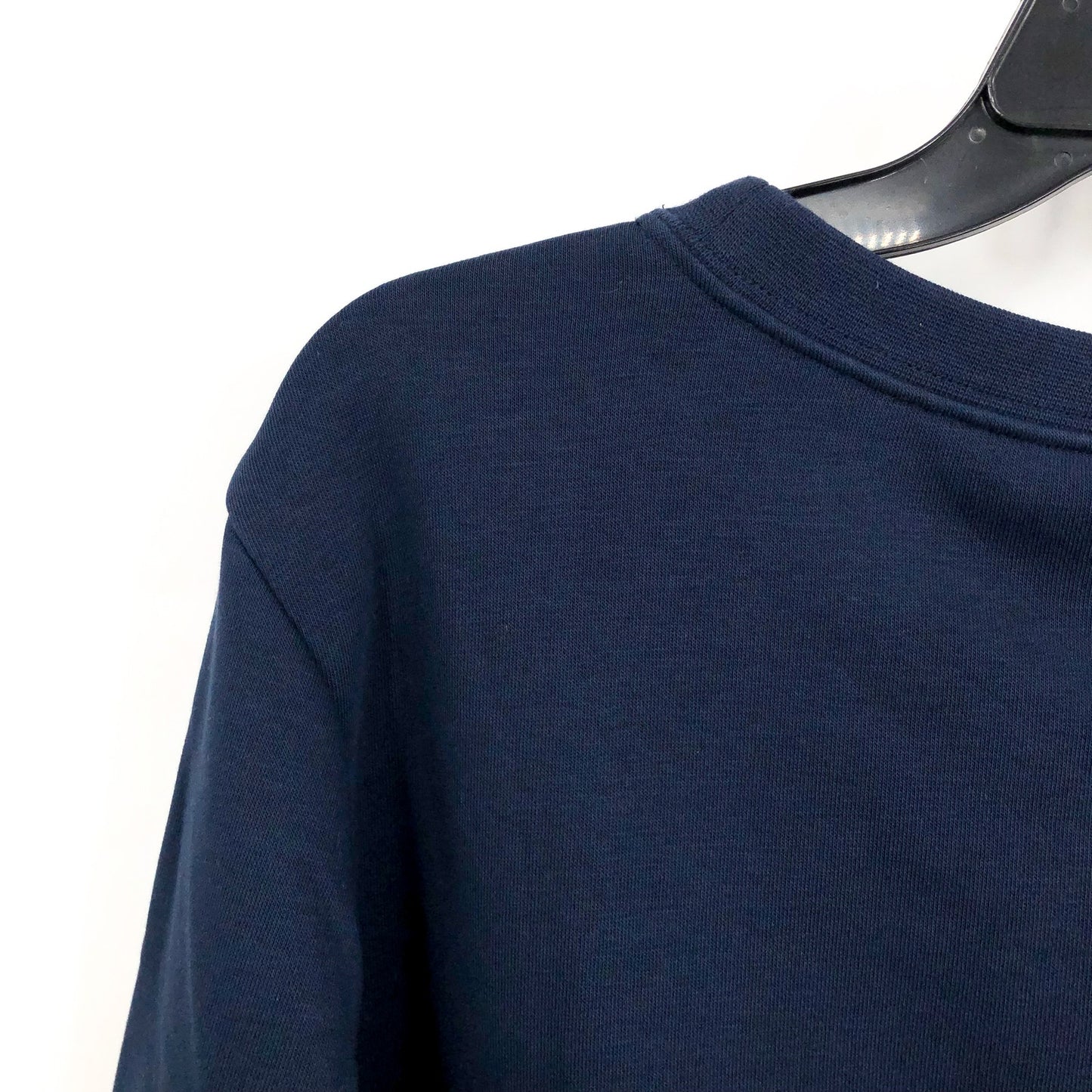 NIKE Womens Club Crewneck Sweatshirt 1X Navy Blue Fleece Long Sleeve NWT