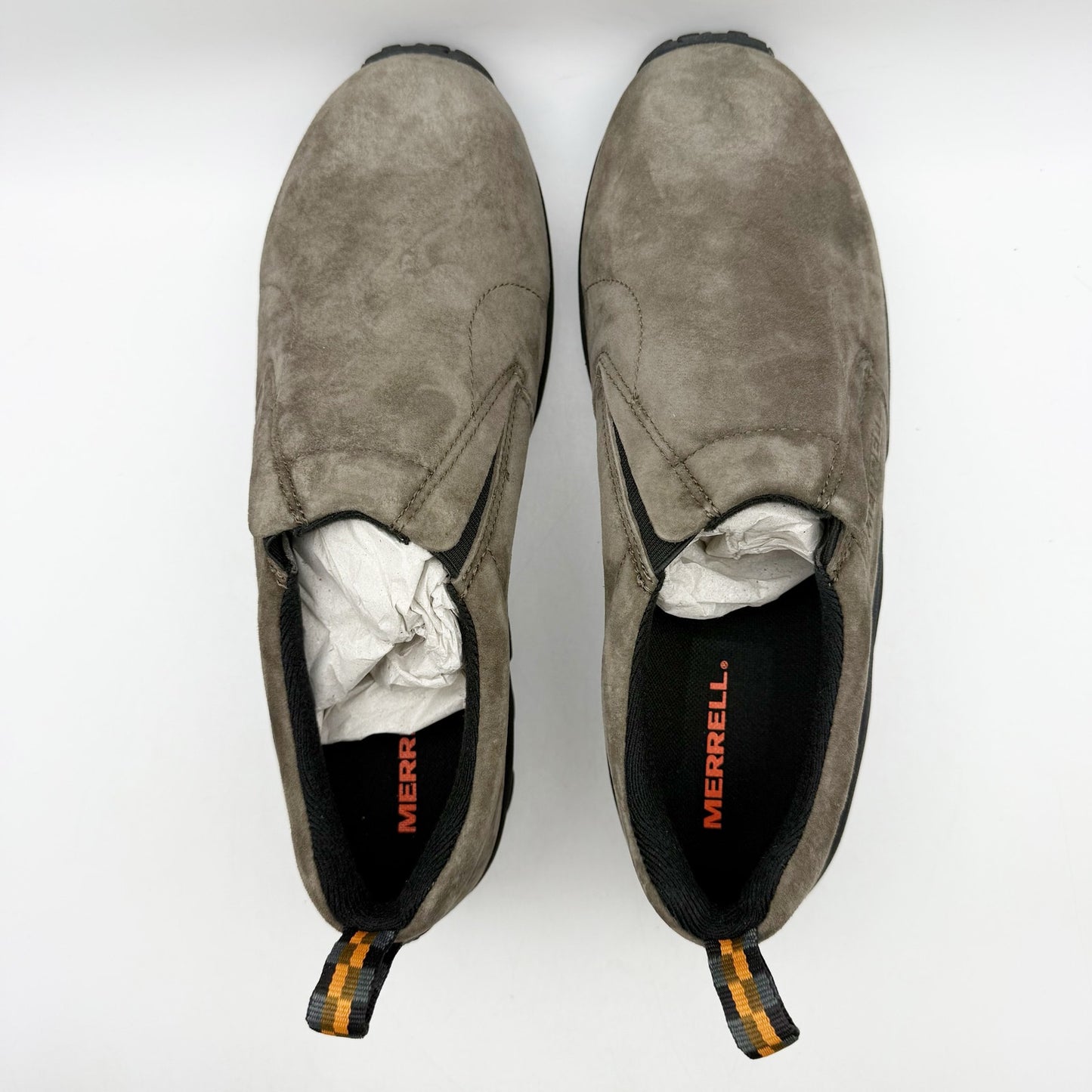 Merrell Mens Jungle Moc Toe Shoes US 10 M EU 44 Brown Suede Slip On NIB