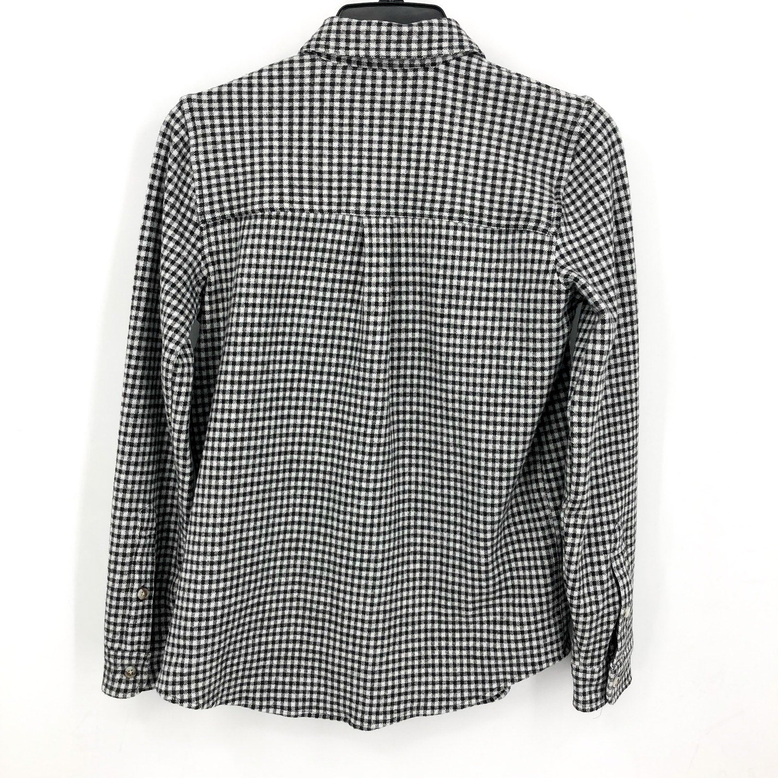 FAHERTY Men's Legend Sweater Shirt XS Black White Encinitas Gingham Check NWT