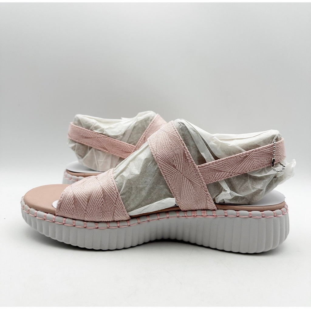SKECHERS Womens Wilshire Boulevard Illusion of Love Sandals Size 8 Pink NIB