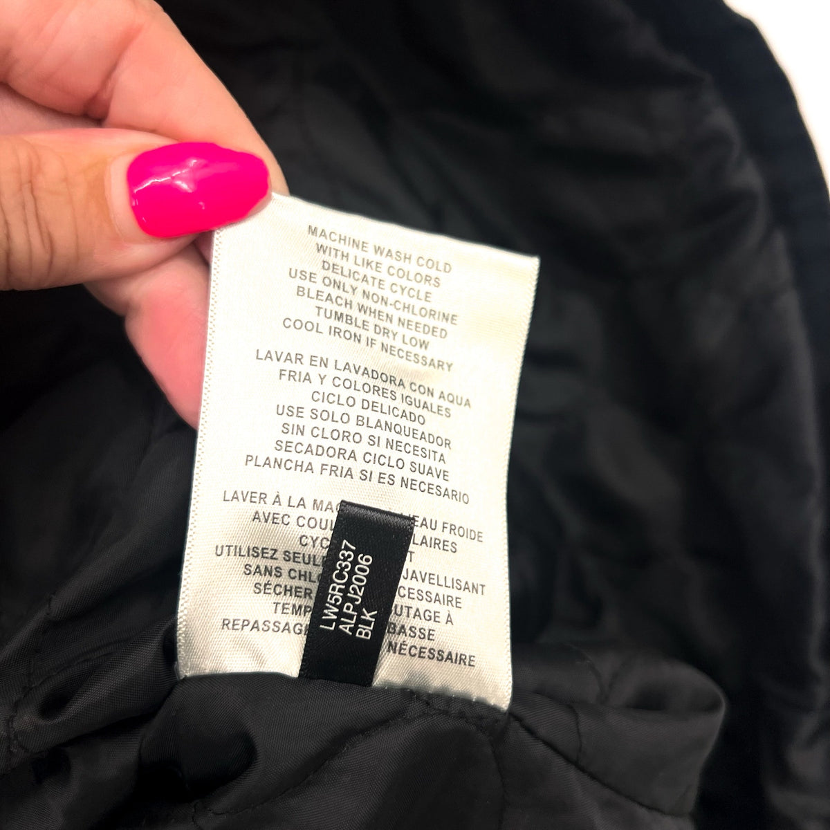 LEVI'S Women's Hooded Field Jacket XL Black Cotton Four Pocket NWT
