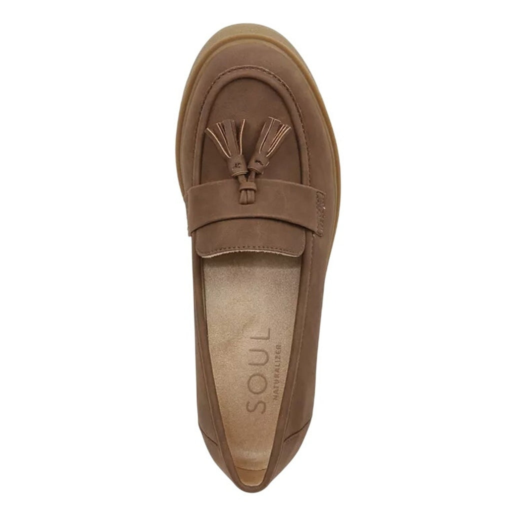 Soul Naturalizer Womens Josie Loafers US 9 Wide EU 40 Brown Slip On NIB