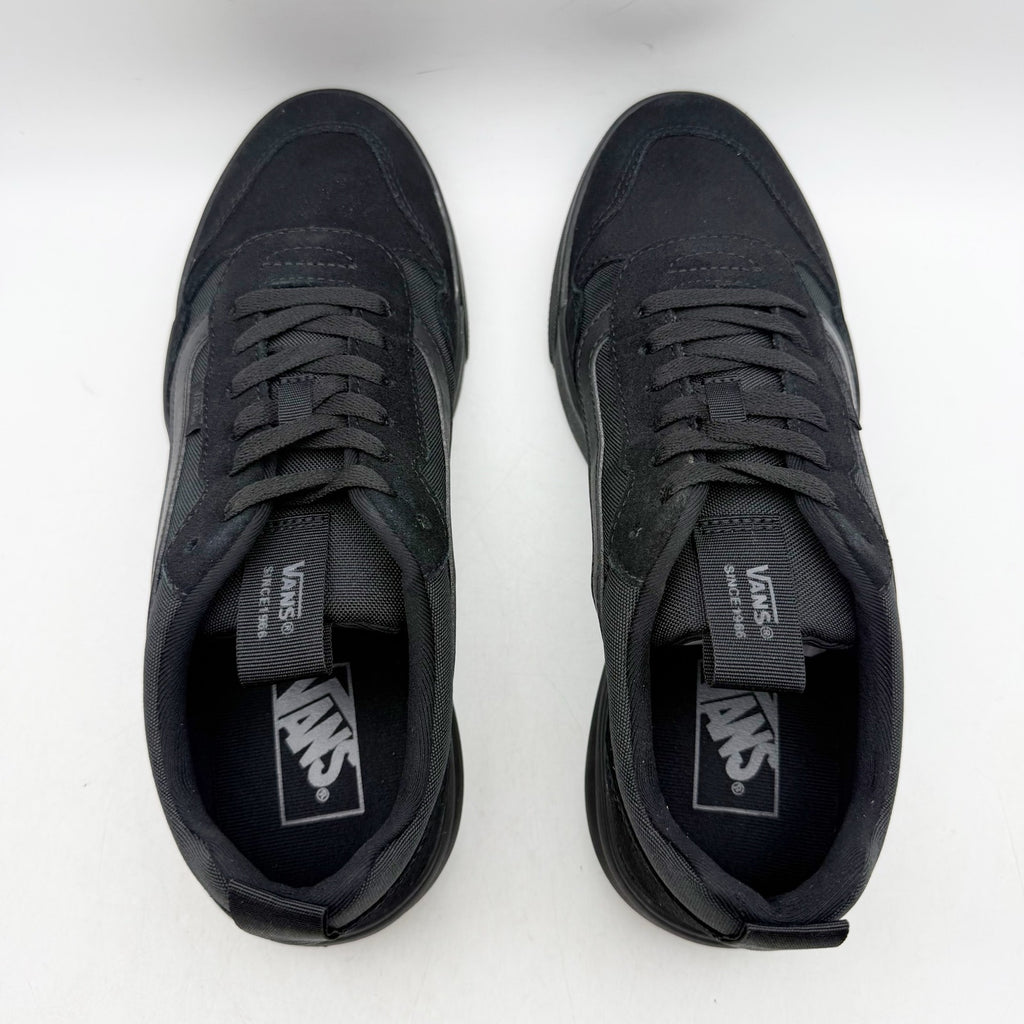 VANS Mens Range EXP Casual Sneakers Size 10.5 Black Suede Lace Up NWOB