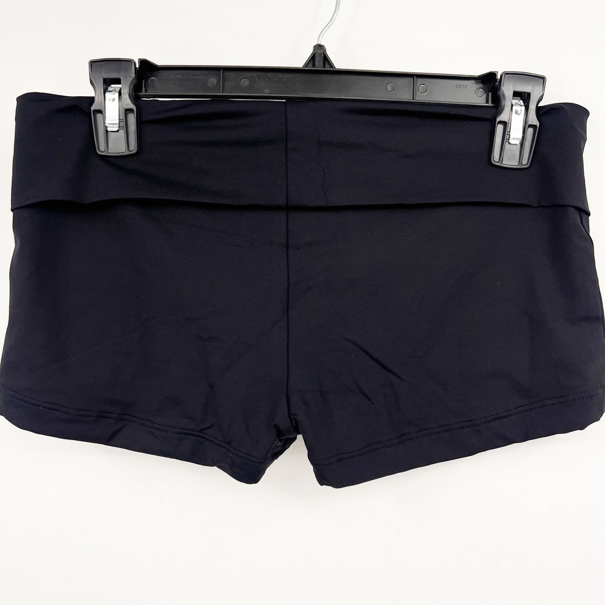 SEAFOLLY Women's Roll Top Boyleg Swim Bottom Size 10 Black NWT