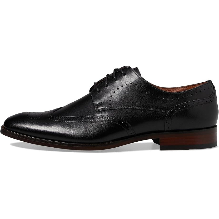 Florsheim Mens Sorrento Wing Tip Oxford Shoes US 10.5 Wide Black Leather NIB