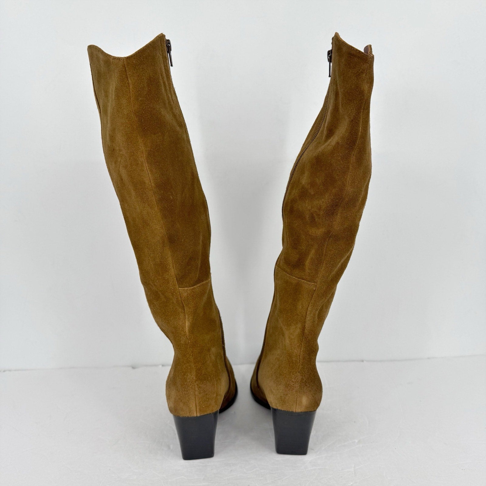 Seychelles Womens Begging You Knee High Boots US 7.5 M Brown Suede NWOB