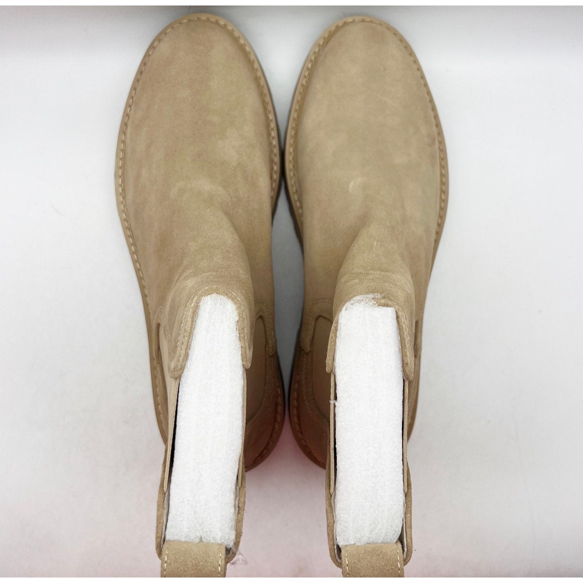 Saint Morta Men's Chunky Chelsea Boots Size 11 EU 45 Tan Suede NIB