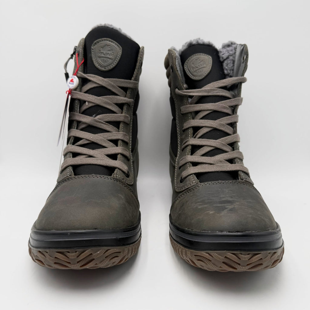 Pajar Canada Mens Trooper 3.0 Winter Boots Size 10 EU 44 Dark Grey Black WP NWOB
