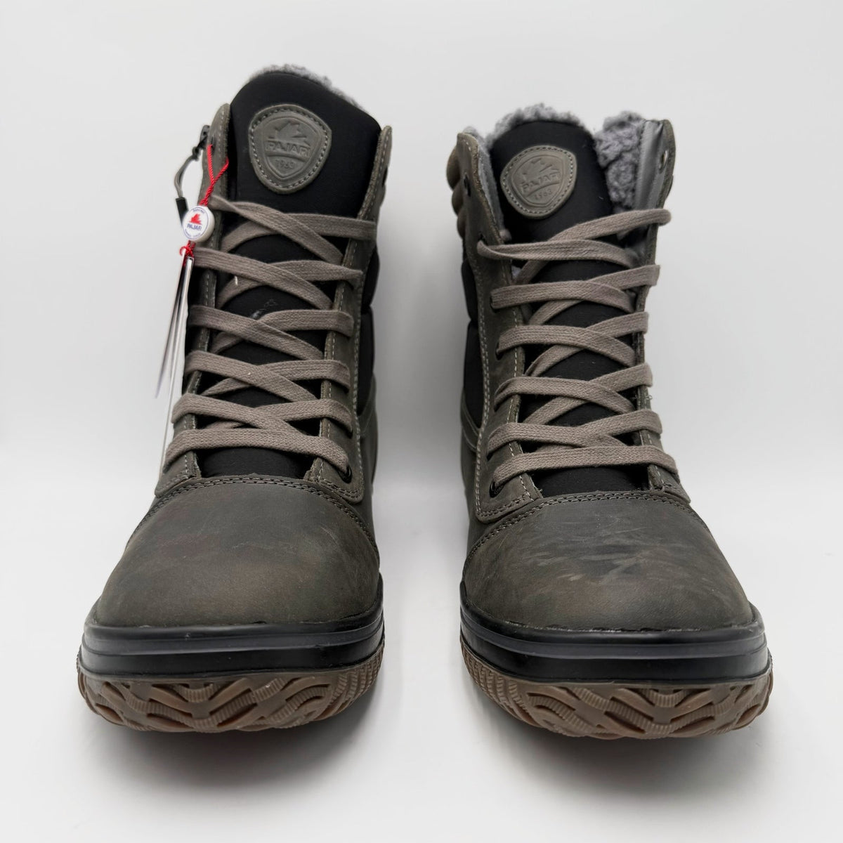 Pajar Canada Mens Trooper 3.0 Winter Boots Size 10 EU 44 Dark Grey Black WP NWOB