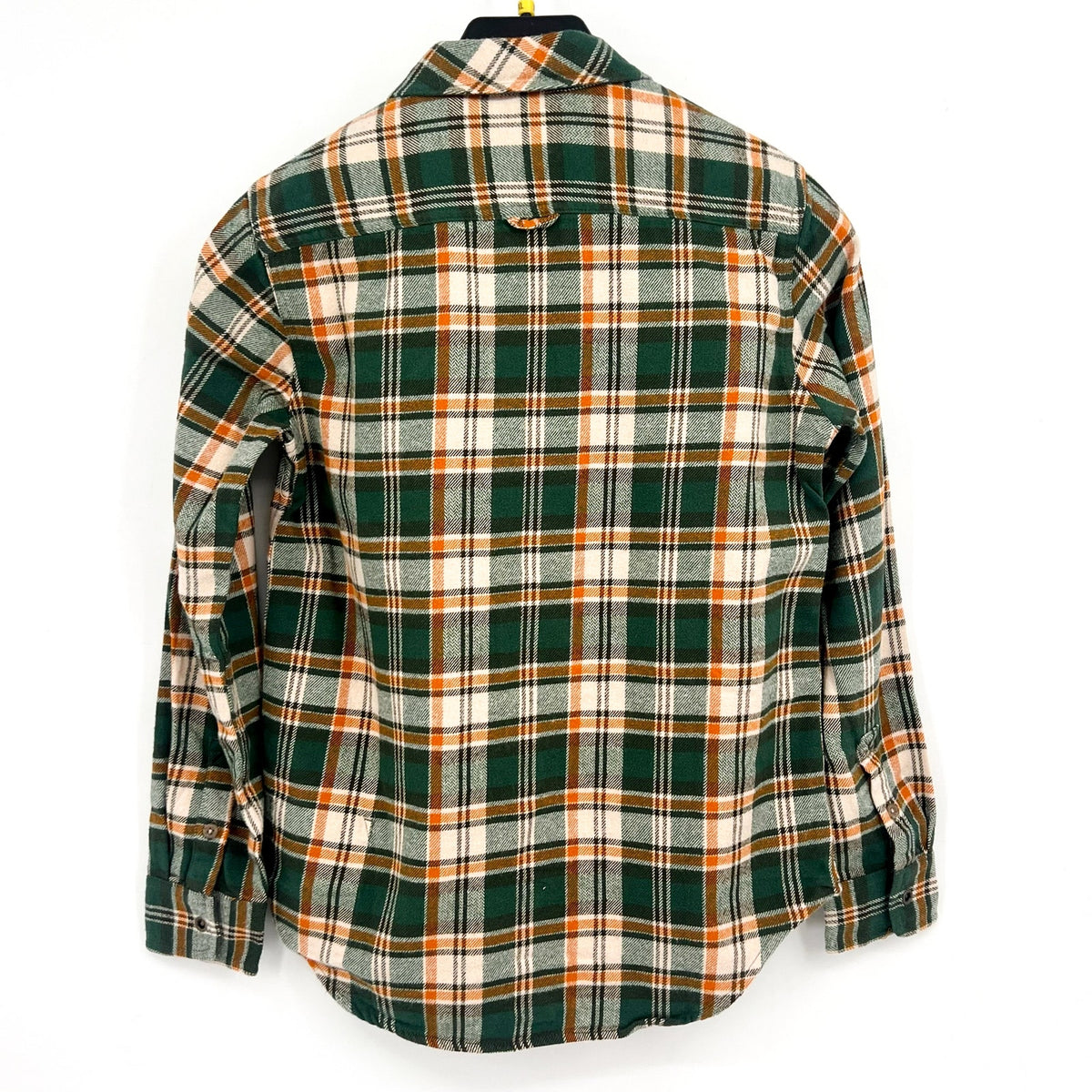 PRANA Women's Golden Canyon Flannel Shirt Small Soft Pine Green Plaid NWT