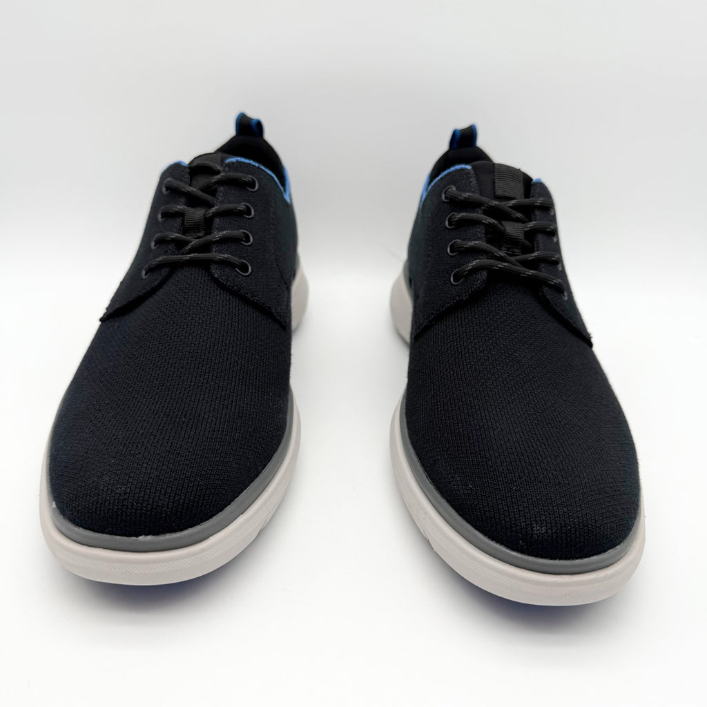 Vince Camuto Mens Tayden Oxford Dress Sneakers Size 10 EU 43 Black Knit NWOB