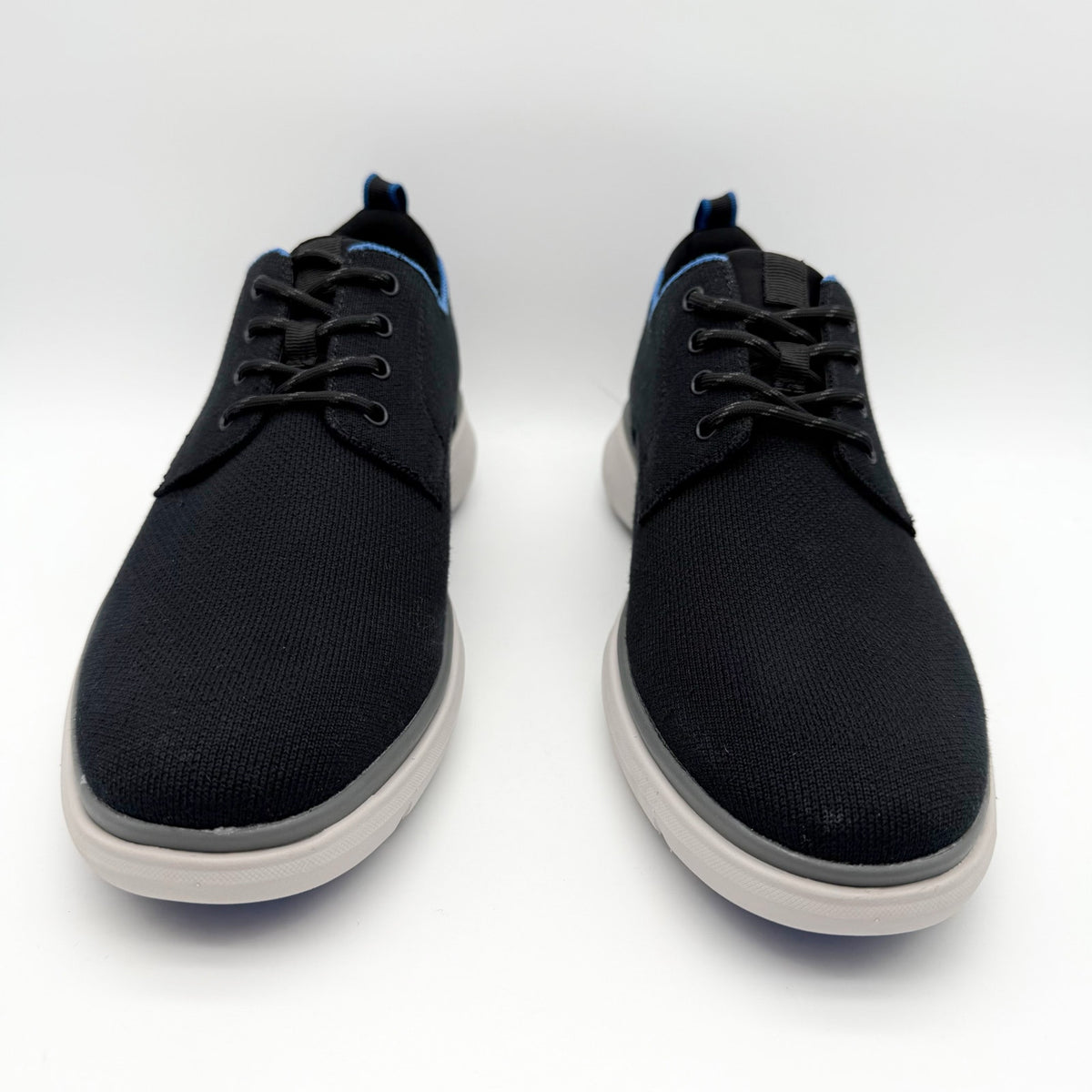 Vince Camuto Mens Tayden Oxford Dress Sneakers Size 10 EU 43 Black Knit NWOB