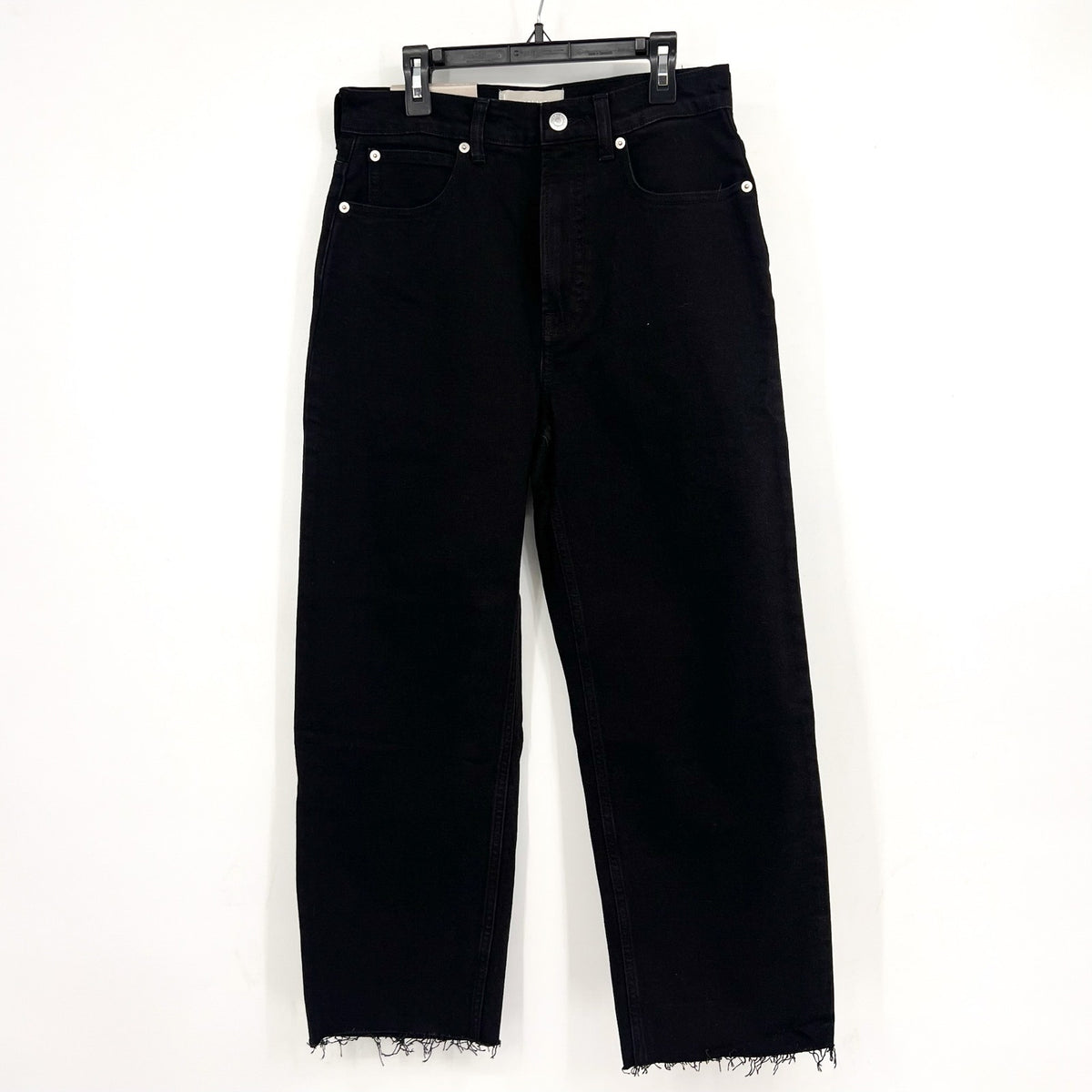 EVERLANE Women's The Way-High Jeans 27x25 Size 4 Coal Black Low Stretch NWT
