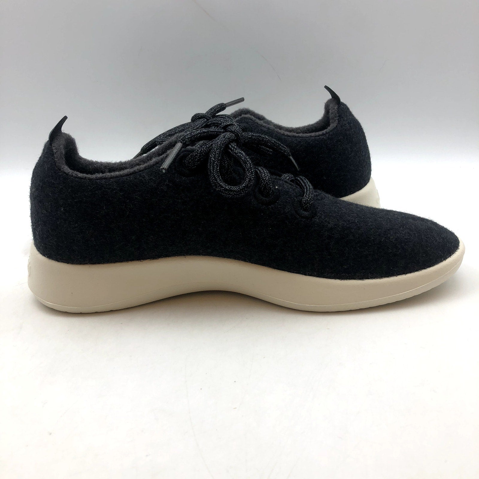 AllBirds Women's Tuke Jo Casual Sneakers Size 6 Black Merino Wool Runners NIB