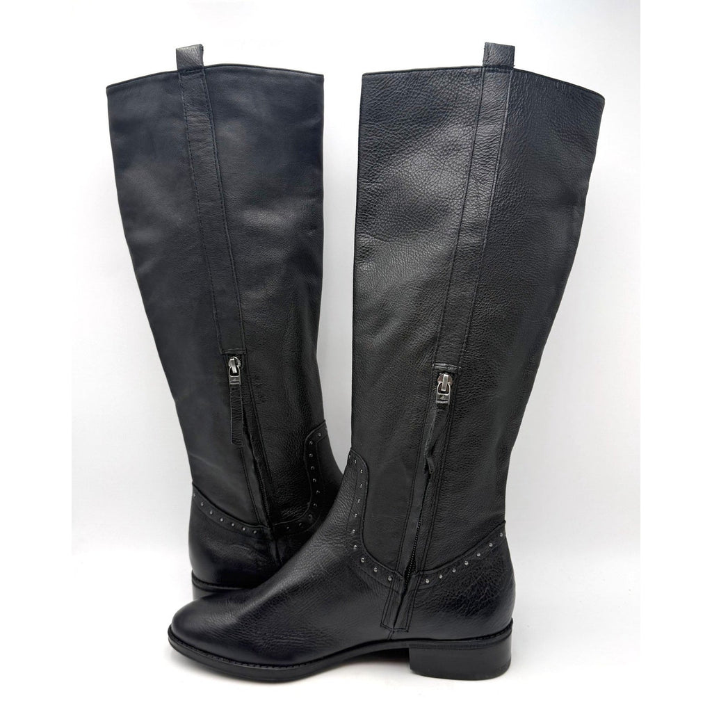 Sam Edelman Womens Prina Knee High Riding Boots Size 8.5 EU 38.5 Black NWOB