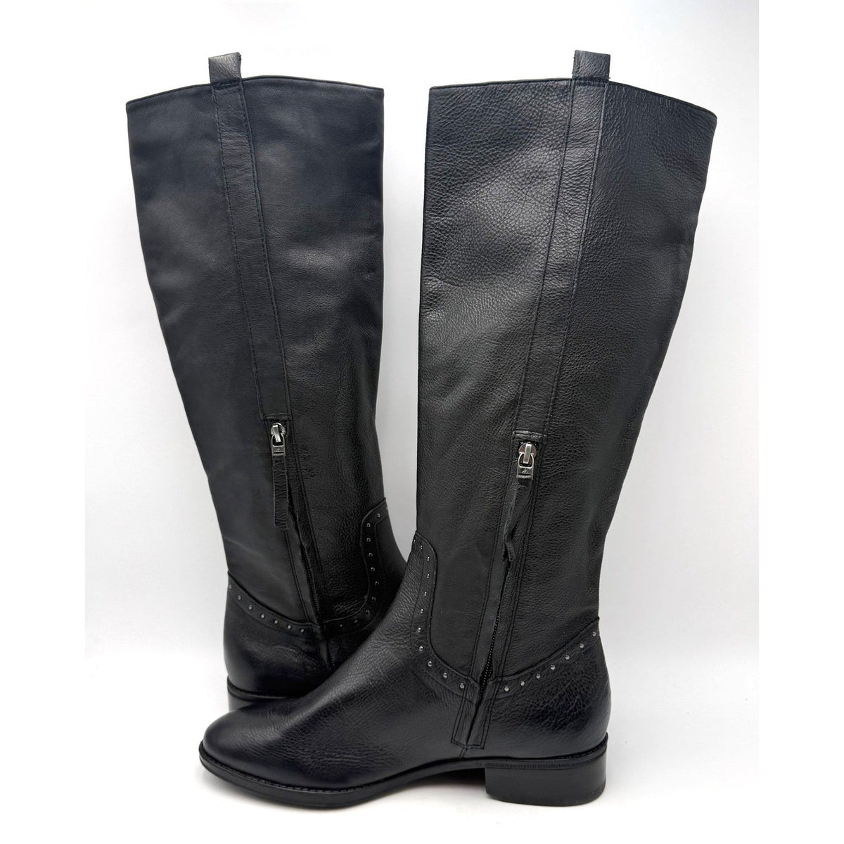 Sam Edelman Womens Prina Knee High Riding Boots Size 8.5 EU 38.5 Black NWOB