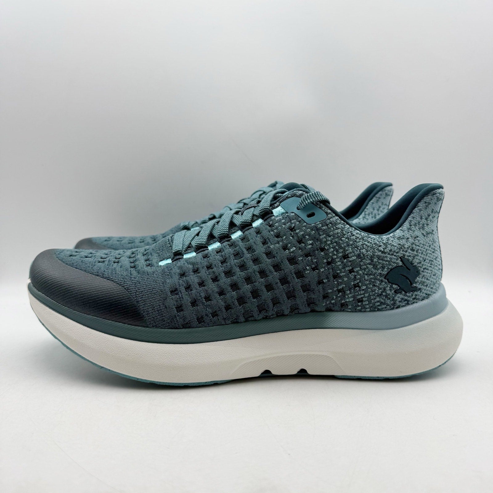 Rabbit Mens Dream Chaser Running Shoes US 10 Blue Green Balsam Athletic Shoe NIB