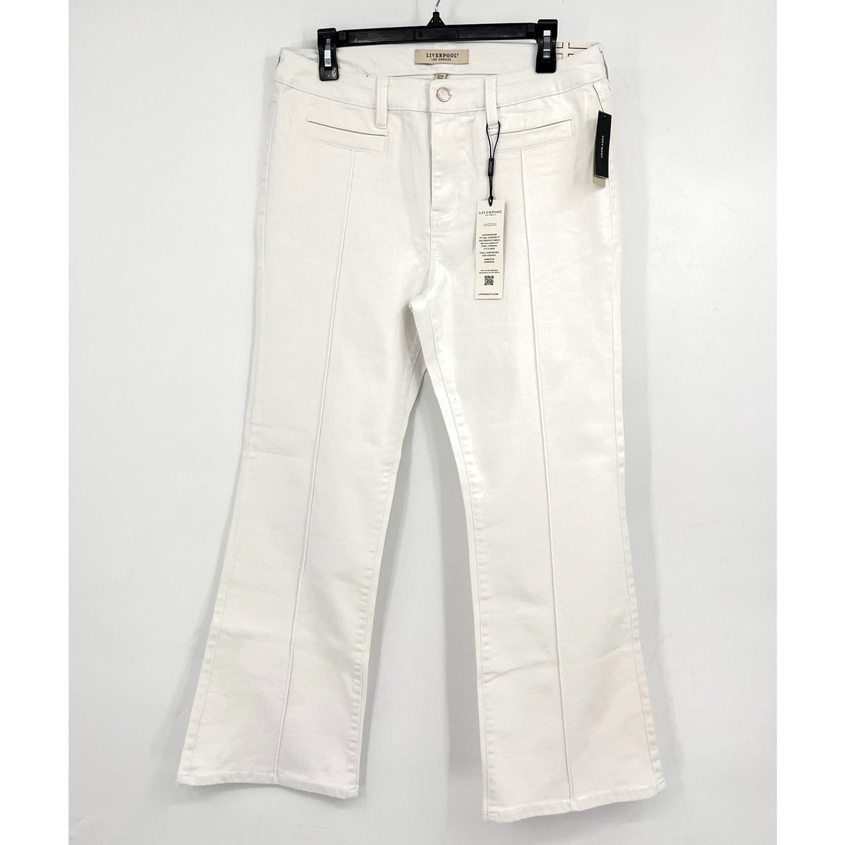 LIVERPOOL Womens Lucy Bootcut Jeans Size 31 US 12 Bright White Midrise NWT