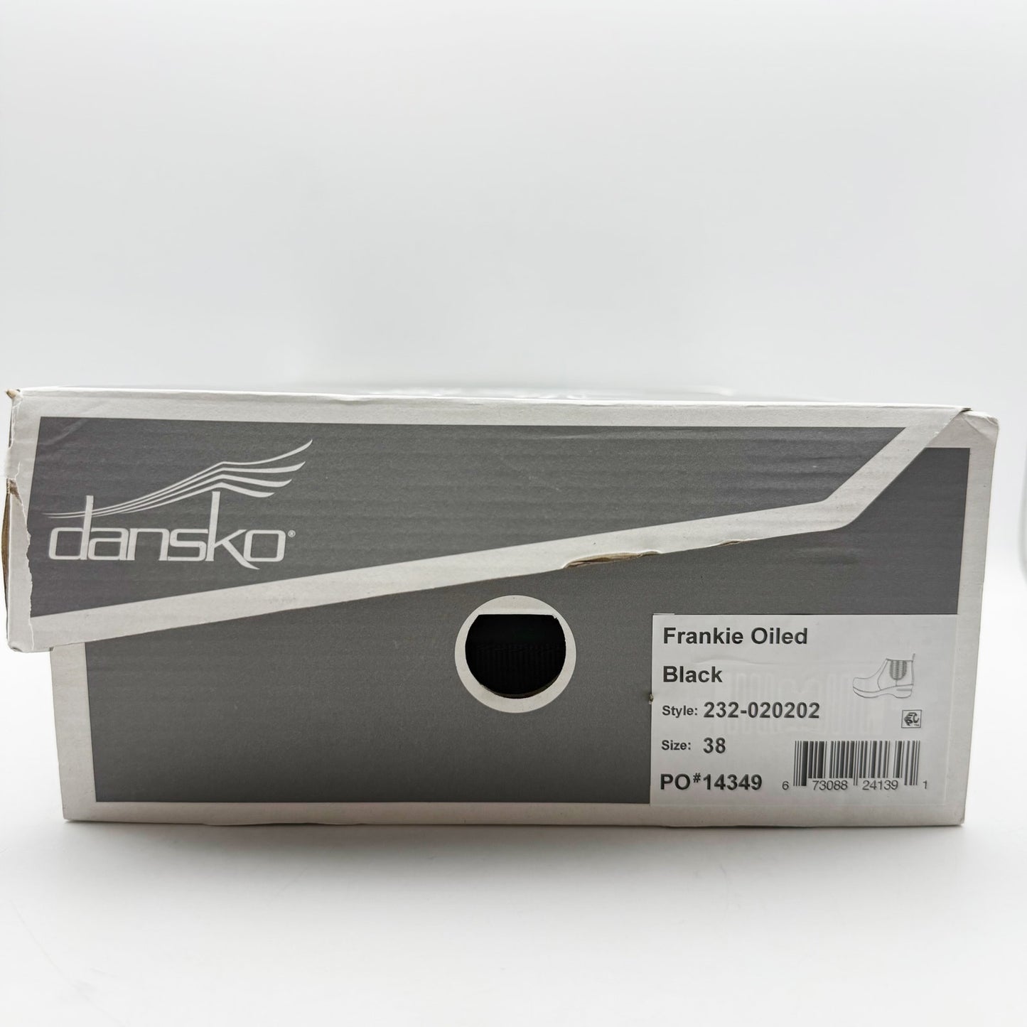 Dansko Womens Frankie Bootie EU Size 36 US 5.5-6 Black Leather Ankle Slip On NIB