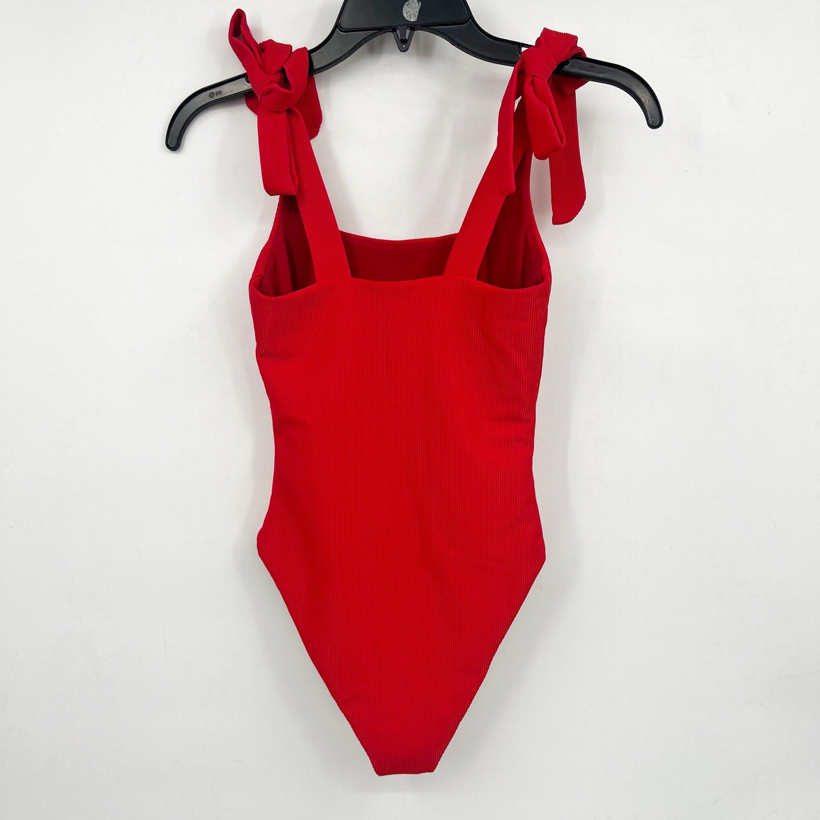 BEACH RIOT Womens Sydney One Piece Swimsuit XS Red Tie Strap NO BELT NWT