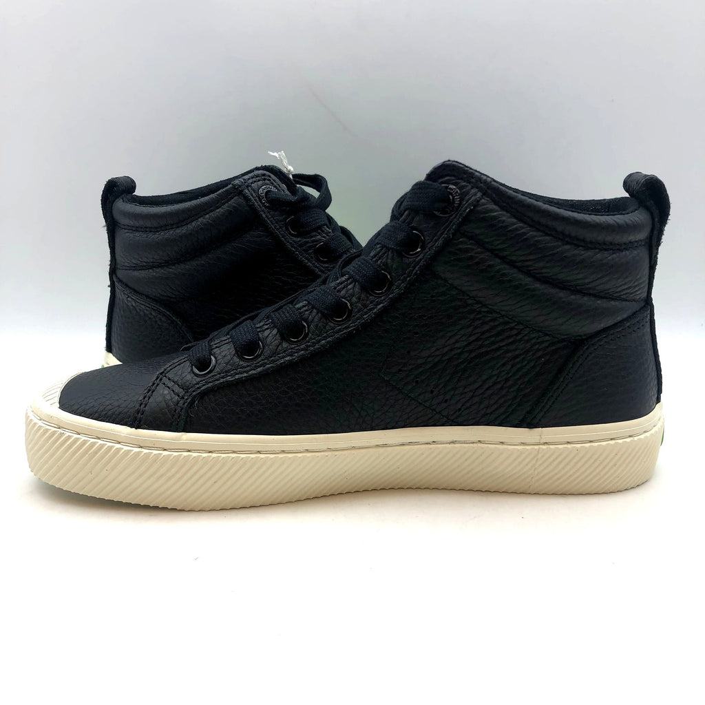 Cariuma OCA High Sneakers Womens 7.5 Mens 6 Black Premium Leather NIB