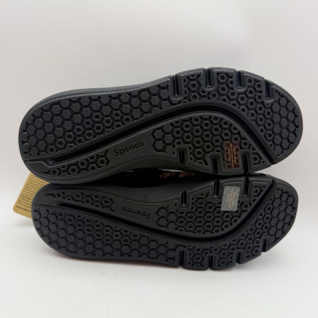 Spenco Womens Karma Stretch Sneakers US 8 Wide EU 38.5 Black Floral NIB