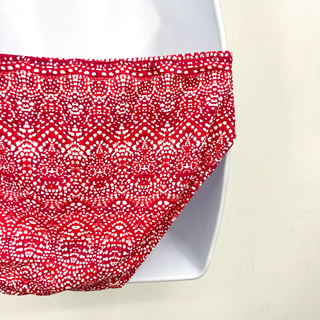 TOMMY BAHAMA Island Cays Hipster Bikini Bottom XS Pink Maui Print Reversible NWT