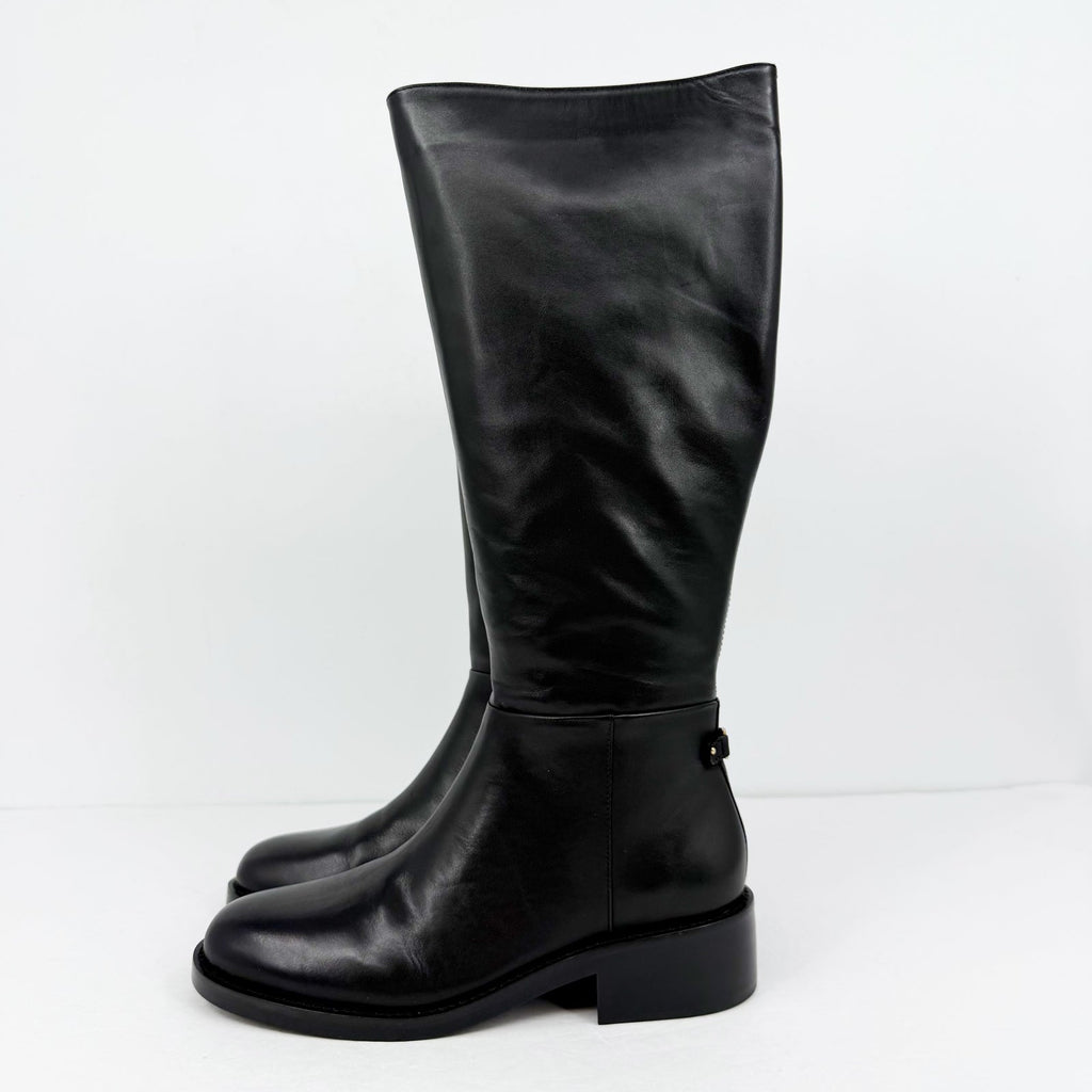 Sam Edelman Womens Mable Tall Boots Size 9.5 M EU 40.5 Black Leather NIB
