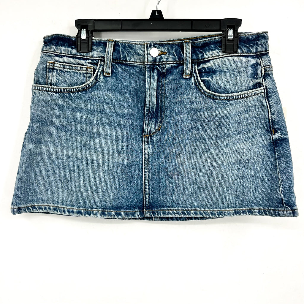 JOE'S JEAN Women's The Tessa Denim Mini Skirt Size 31 US 12 Blue Showdown NWT
