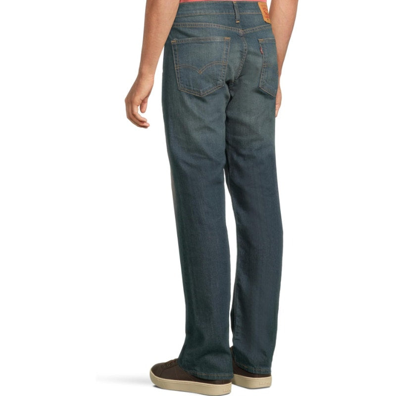LEVI'S Men's 505 Straight Fit Jeans 36x34 Blue Cash Wash Stretch 005051064 NWT