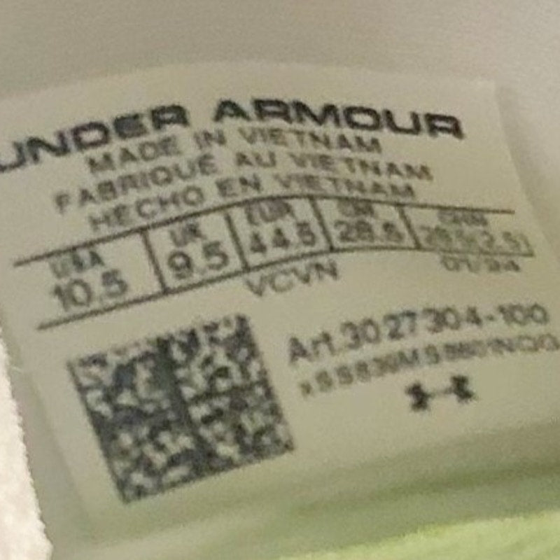 Under Armour Men Highlight MC 2.0 High Top Football Cleats Size 10.5 White NWOB