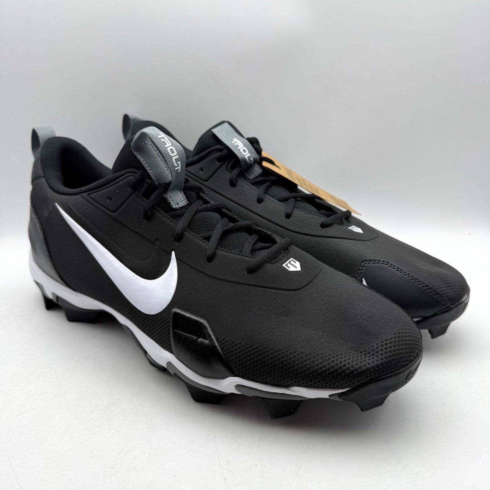 Nike Mens Force Trout 9 Keystone Baseball Cleats US 10.5 Black White FB9728 NWOB