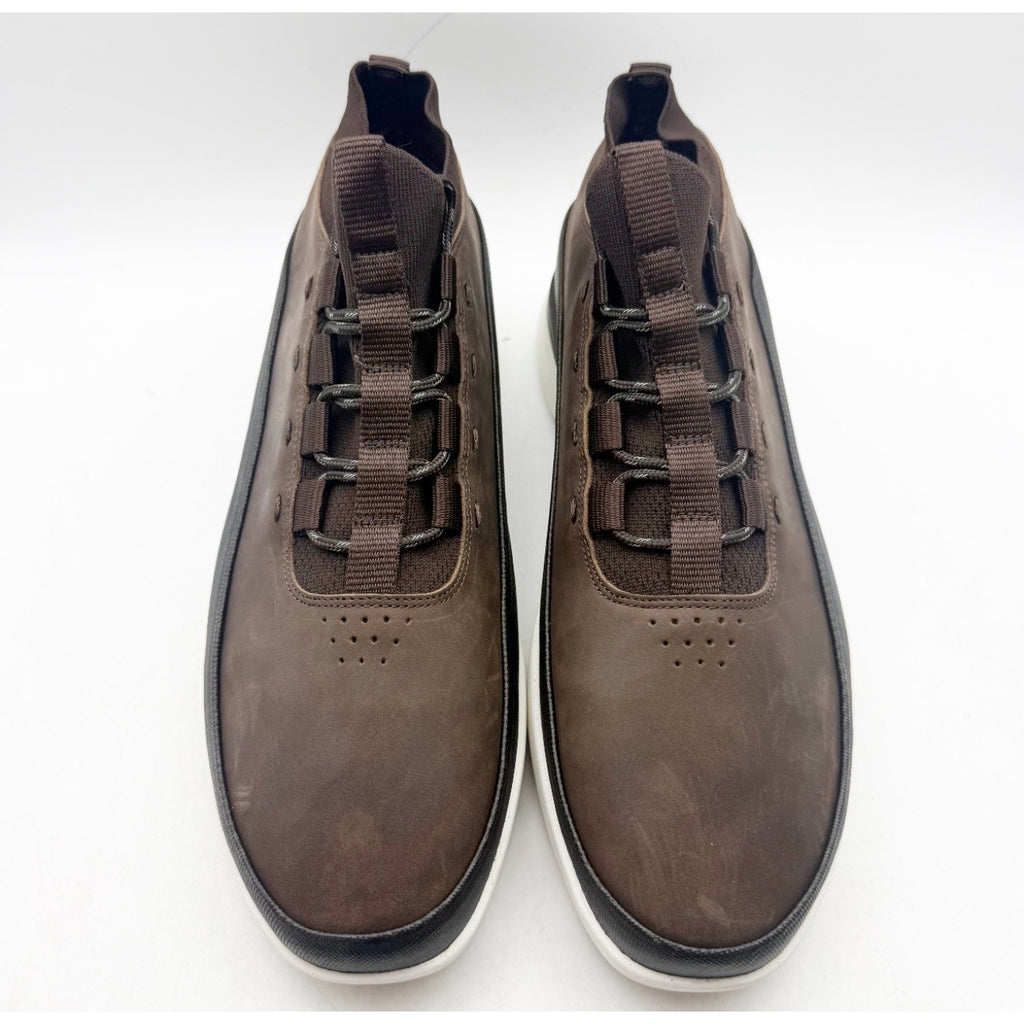 Wolf & Shepherd Mens Crossover Mid WTZ Sneakers Size 11 Dark Brown Leather NWOB