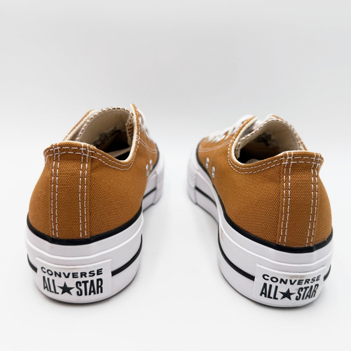 Converse Womens Chuck Taylor Lift Ox Platform Sneakers Size 5 EU 35 Brown NIB