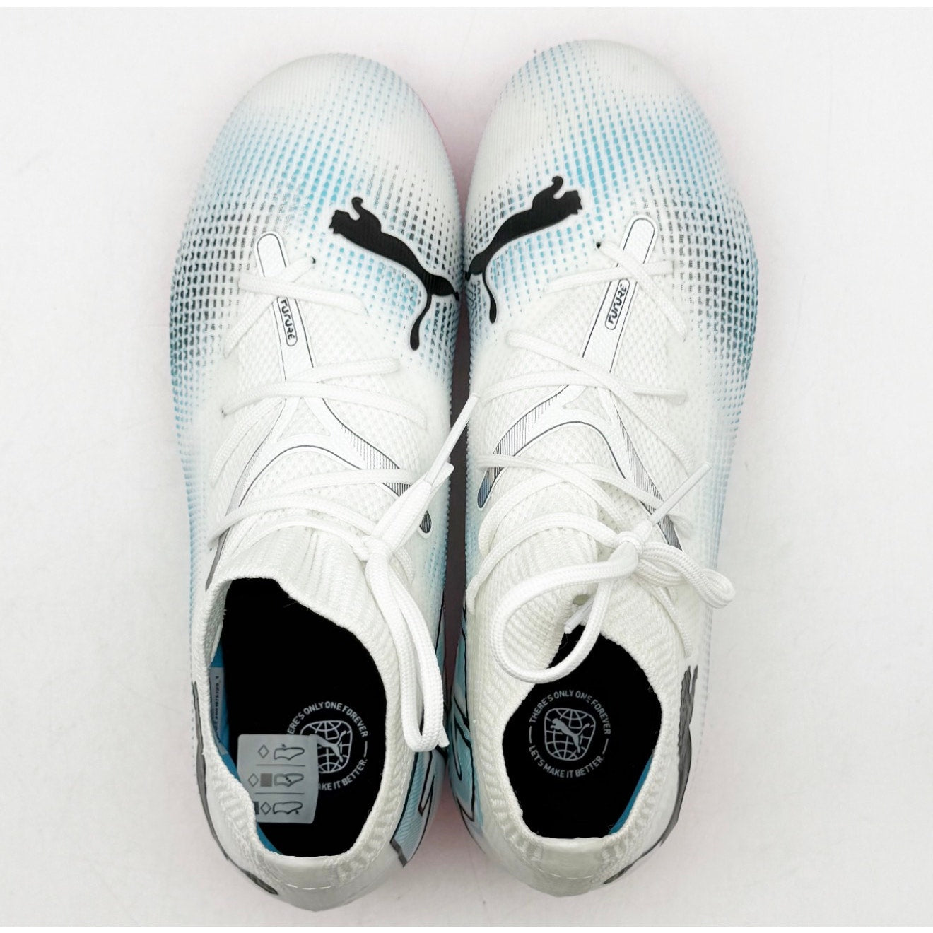 PUMA Kids Future7 Match Firm Artificial Ground Soccer Cleat Size 2 White NWOB