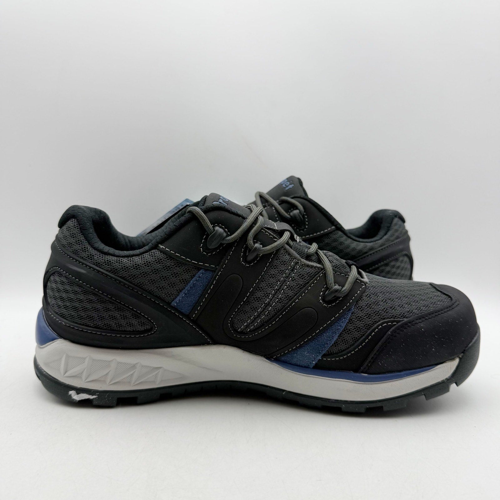 PROPET Mens Vercors Hiking Shoes US 9 Extra Wide 3E Grey Nubuck Waterproof NIB