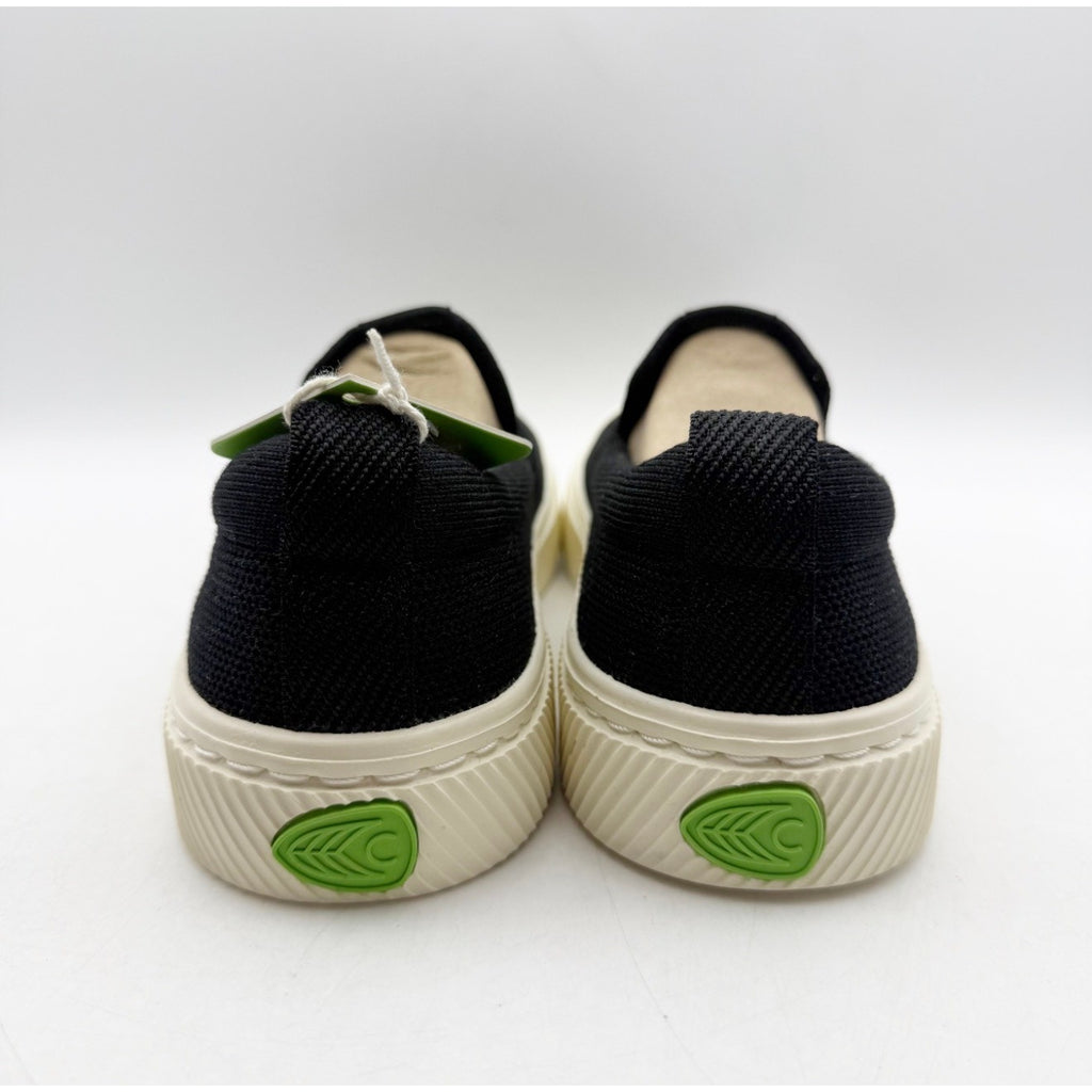 Cariuma IBI Slip On Casual Sneakers Womens 7.5 Black Knit Bamboo NIB