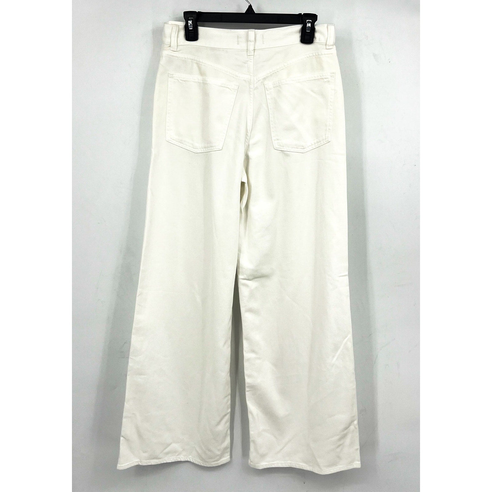 MADEWELL Womens Superwide-Leg Jeans Size 28 US 6 Tile White Rigid NU007 NWT
