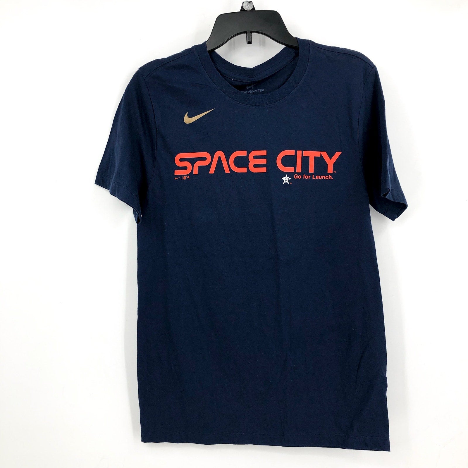 NIKE Men's Houston Astros Yuli Gurriel T-Shirt Small Navy Blue City Connect NWT