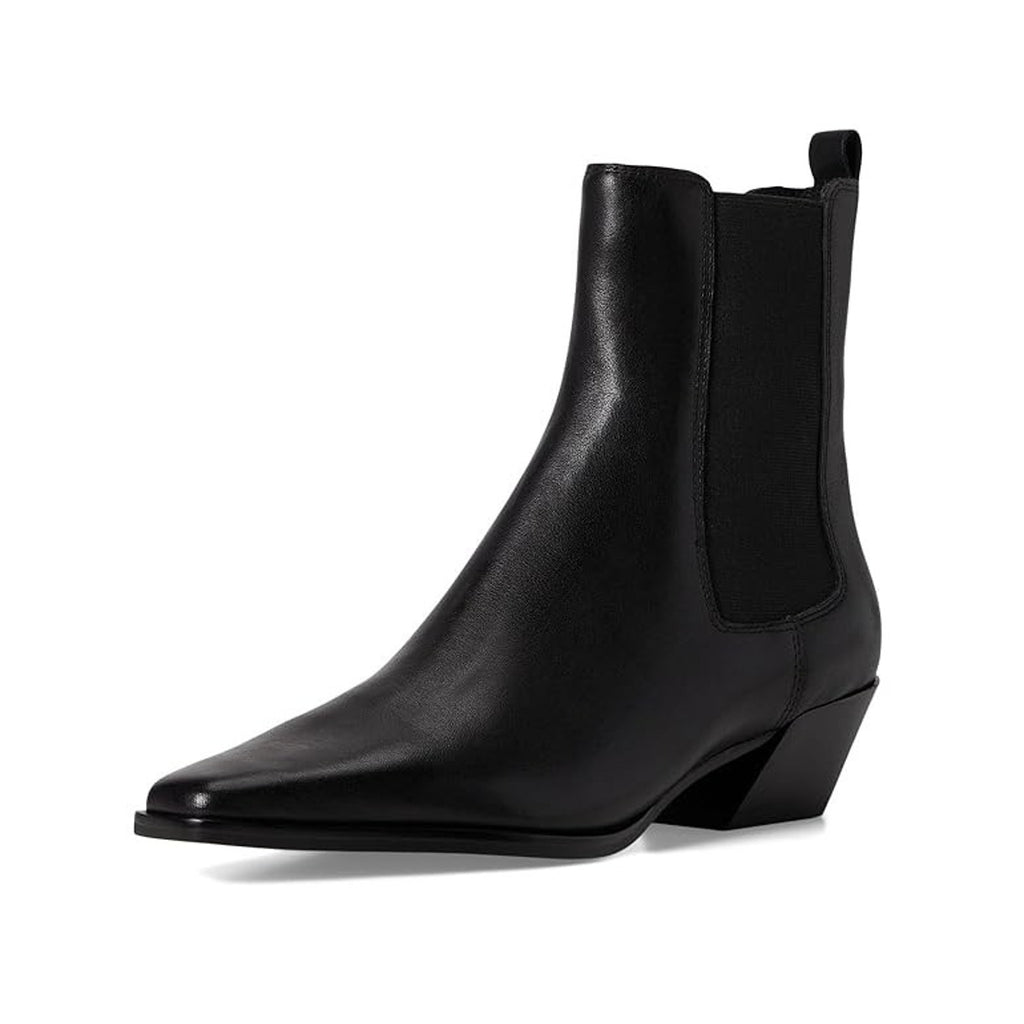 Steve Madden Womens Evan Ankle Booties Size 7.5 M Black Leather NWOB