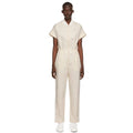 ADIDAS Women's Originals No-dye Jumpsuit Small Off-White Short Sleeve NWT