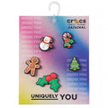 CROCS Jibbitz Shoe Charms 5-Pack Christmas Charms Snowman Tree Candy Cane NWT