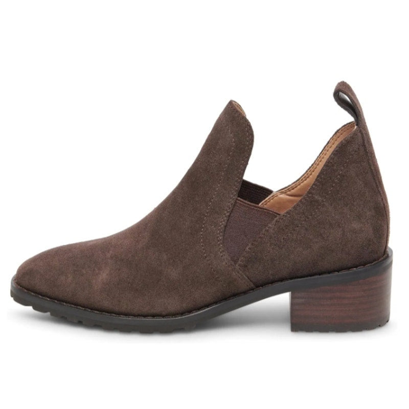 Blondo Womens Sandra Ankle Booties Size 7.5 M Java Brown Suede Waterproof NIB