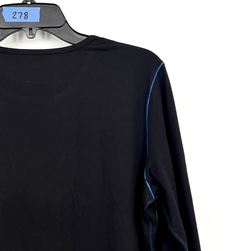 HOT CHILLYS Women's Clima-Tek Crewneck Top XL Black Long Sleeve Base Layer NWT