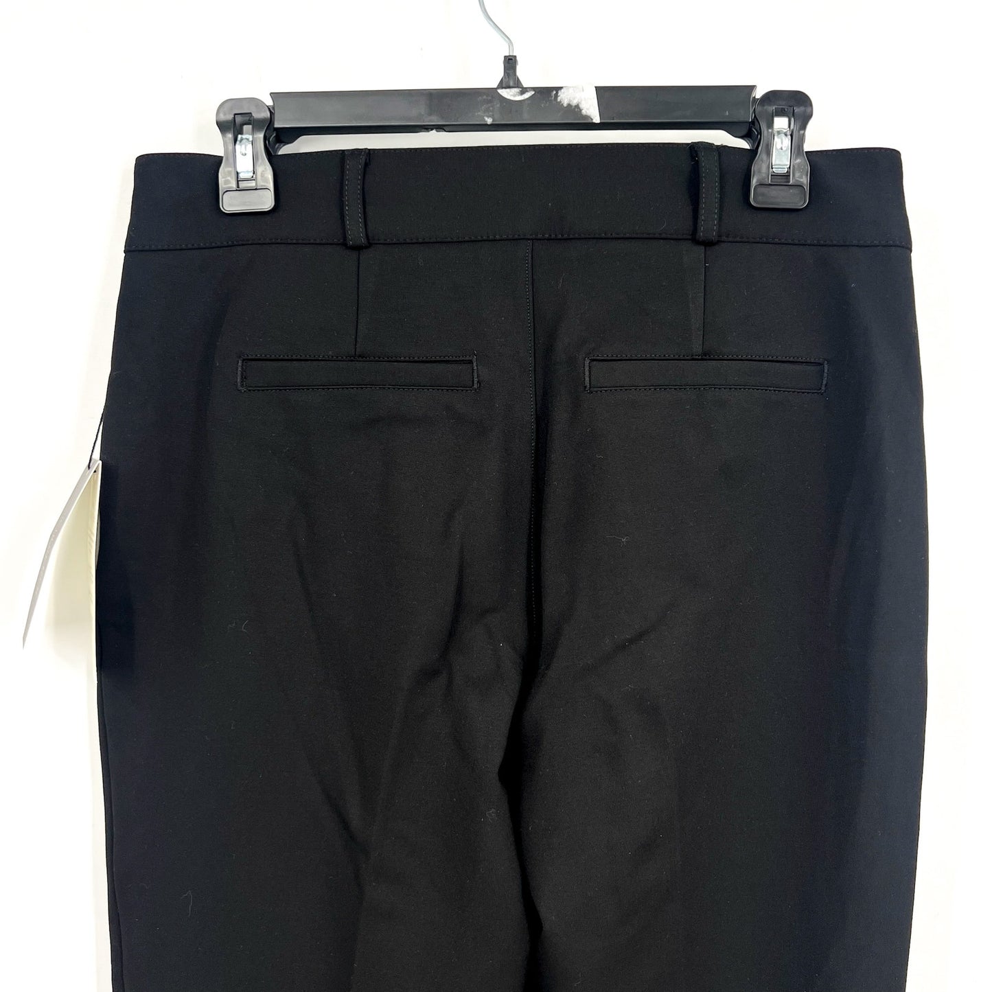 NYDJ Women's Classic Sculpt-Her Trouser Pants Size 6 Black Stretch Ponte NWT