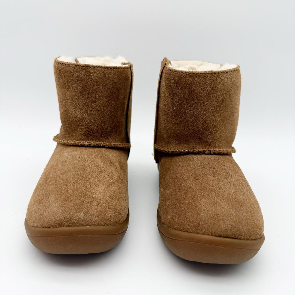 UGG Kids Keelan II Boots US 10 EU 27.5 Chestnut Brown Suede NIB